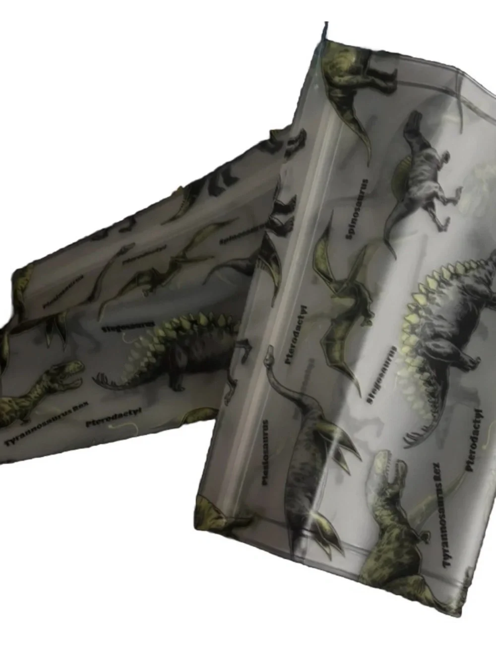 Fit & Fresh Navy Dinosaur Linch Tote 10x10 reusable sandwich bags